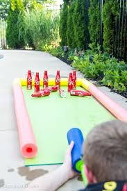 Diy Coke Bottle Outdoor Bowling Game Outdoor Bowling Camping Games Kids Summer Water Fun