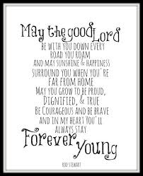 Rod Stewart Quot Forever Young Quot 8x10 Lyric Art Print Inspriational Print Wall Decor Inspriatio Inspriational Quotes Rod Stewart Lyrics Forever Young