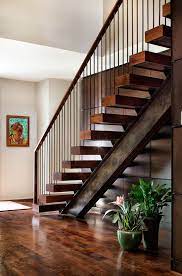 Surprising Residential Metal Stairs Ideas With Glass And Metal Design Ideas Arsitektur Tangga Denah Rumah