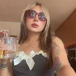 Donna Lucci Vintage white faux fur coat. Size...