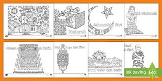 Mohon maaf lahir & batin! Idul Fitri Indonesian Mindfulness Colouring Teacher Made