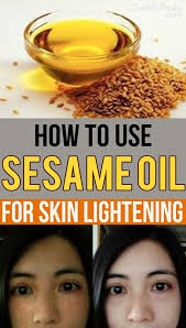 How To Use Sesame Oil For Skin Lightening Getinfopedia Com In 2020 Anti Aging Skin Products Lighten Skin Oil Skin Treatment