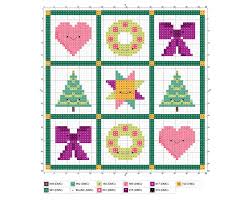 quilt sampler christmas cross stitch pattern