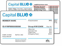 Then you automatically have a contract number attached to it. Capital Blue Cross