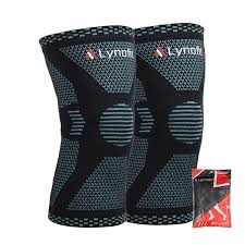 Shock doctor ultra knit knee sleeve with gel support. Buy Lynofit Knee Compression Brace 2 Pack 3d Nylon Spandex Elastic Knit Knee Sleeve Support For Running Basketball Skiing Joint Pain Arthritis Pain Prevention Breathable Fabric Large Blue Online In Uk B08q63f83r