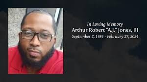 Arthur Robert "A.J." Jones III Obituary