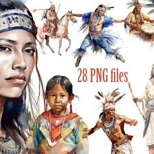 Native Indian Head Dress 5 Png Clipart Printable Clipart High Quality PNG  American Indian Head Dress Design Digital Download