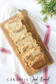 Cake Mix Quick Bread Recipe With Streusel Topping A Sweet And Moist Cake Mix Recipe That S Perfect For Family Quick Bread Recipes Dessert Recipes Quick Bread