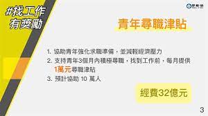 青年求職最高領 3.2 萬!勞動部「110 年應屆青年尋職津貼計畫」登場，申請報名計畫即可領 2000 元，三個月內積極求職，每個月發放 1 萬元，不僅能減輕尋職壓力，還能順利就業。一邊找工作一邊發放補貼金，搭配就業輔導服務，協助畢業生更快找到工作。 Adzuxph8bvayam