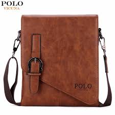 Unique Buckle Design Irregular Cover Open Mens Messenger Bag 2 Sizes Business Me Mens Leather Bag Shoulder Bag Men Messenger Bag Men