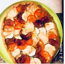 1 2 3 Tests Tarte Rustique Tomate Courgette Chevre Et Choriz Courgette Alimentation Chevre