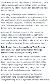 Ada yang menganggap lelaki yang baik dan setia telah pupus. Taukah8inza Jadilah Lelaki Setia Dengan Berani Menikahi Bukan Memacari Karena Setia Itu Tak Seindah Kata Dimulut Semata
