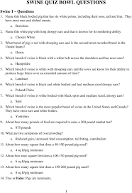 Displaying 22 questions associated with risk. Swine Quiz Bowl Questions Pdf Free Download