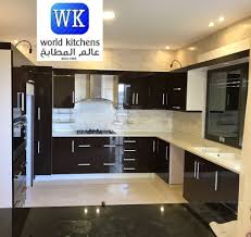 مطبخ خشب هاي جلوس High Gloss متوفرعدة World Kitchens عالم المطابخ فيسبوك