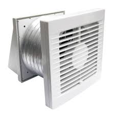 You can terminate the duct through the roof or a gable wall or even down through a soffit (if you use a special vent cap). Manrose 150mm Bathroom Wall Exhaust Fan Kit Bunnings Warehouse