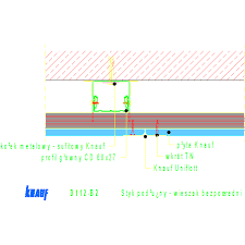 Knauf d112 suspended ceiling system with metal grid consists of lower/furring and upper/main cd channels. Suspended Ceiling D112 Knauf Gips Kg Cad Dwg Architectural Details Archispace