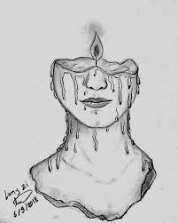 Woman Art Draw Drawing Girl Candle Desenhando Esbocos Desenho De Rosto Desenho Arte