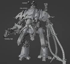 Free 3D file Horny Tentacle Big Mech・Model to download and 3D print・Cults