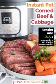 For the instant pot, be sure to do a natural release for at least 10 minutes for the beef. Instant Pot Corned Beef And Cabbage Pressure Cooking Today