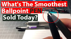 When did ballpoint pens become common? What S The Smoothest Ballpoint Pen Sold Today Youtube