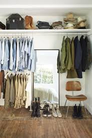 A bedroom without a closet or storage rack, quite frankly, gives off apart from looking like a genius idea for a storage idea right there, the rustic design also blends beautifully with one clever hack to have a storage unit in a small room without much hassle is to have an open storage arrangement. 19 Best Small Closet Organization Ideas Storage Tips For Small Closets