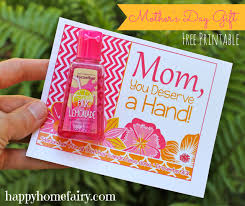 Simply unique mothers day gift ideas 2015. Easy Mother S Day Gift Idea Free Printable Happy Home Fairy