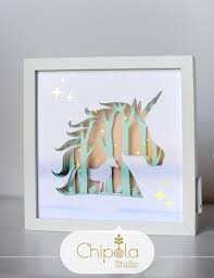 Unicorn Paper Art 3d Paper Art Paper Art Scroll Saw Patterns Free