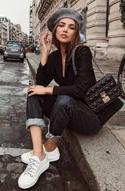 Black Blazer And Jeans Womens Buy Women S Vintage Suede Heeled Sandals Shoes Zhenskie Pozy Fotografiya V Industrii Mody Francuzskaya Ulichnaya Moda