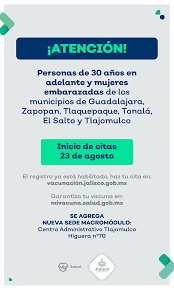 Ingresa tu curp para conocer la sede, el día y la hora de tu cita. ØªÙˆÙŠØªØ± Secretaria De Salud Jalisco Ø¹Ù„Ù‰ ØªÙˆÙŠØªØ± Atencion Jalisco En Este Momento Ya Se Encuentra Habilitada La Plataforma Https T Co 058g16da6i Para Generar Tu Cita Y Acudas Por Tu Primera Dosis De Vacuna