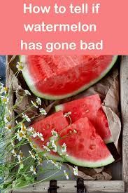 Check the firmness of the melon after 30 minutes by gently squeezing or tapping a few of the larger pieces with your fingers. Does Watermelon Go Bad How To Tell If Watermelon Is Bad