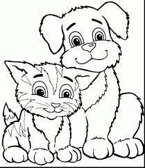 Easy drawing art coloring page. Coloring Pages Of Cats Highest Cat And Dog Coloring Pages Cats Dogs Page 13 Free Photosheep Entitlementtrap Com Dog Coloring Page Cat Coloring Page Puppy Coloring Pages