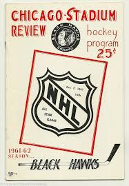 Sold Scarce Oct 7 1961 Nhl All Stars Vs Chicago Blackhaks All Star Game Program Sport