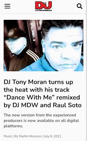 Throwback article : Raul Soto DJ MDW Tony Moran Cutting Records Dance With  Me