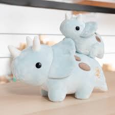 Seri The Triceratops Plushies Cute Stuffed Animals Baby Soft Toys