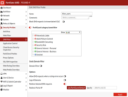 How To Configure Dns Based Fortiguard Web Filtering With Fortios V5 4