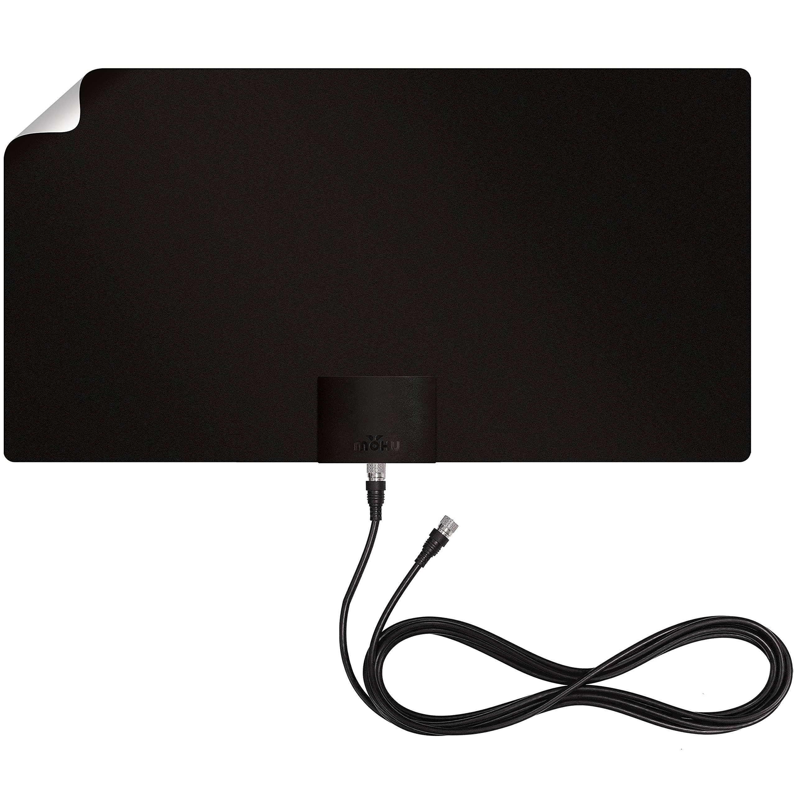 Mohu Leaf Supreme PRO Paper-Thin Indoor TV Antenna Amplified UHF VHF