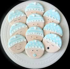Decorated Baby Shower Cookies Cute Baby Faces In By Peapodscookies Baby Boy Cookies Baby Shower Cookies Baby Cookies