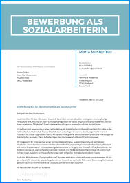 26 Beispiel Bewerbung Als Sozialarbeiterin Soziale Arbeit Bewerbung Anschreiben Muster Bewerbung