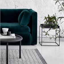 Hay Tray Side Table Black 40x40 Cm Interer Dlya Doma Dom