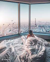 Bed With A View In 2021 Views Apartment View City Aesthetic