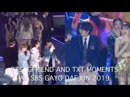 53 kg (116 lbs) blood type: Bts Gfriend And Txt Moments At Sbs Gayo Daejun 2019 Youtube