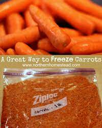 Can i freeze carrots from my garden. A Great Way To Freeze Carrots Northern Homestead