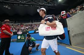 Roger federer's blockbuster uniqlo deal is not motivating for fellow brand ambassador kei nishikori. Kei Nishikori At 2014 Australian Open Nishikori Uniqlo Australianopen Tennis Athlete Tennis Players Global Brands