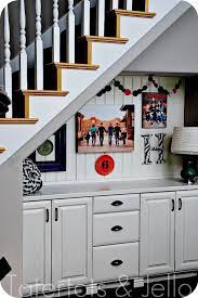 Family Picture Wall Makeover Decorating Tutorial Under Stairs Understairs Storage Staircase Storage