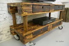 Tv Regal Aus Paletten Pinbult Deco Bois Mobilier De Salon Deco