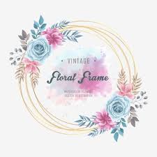 Quadro De Flores Em Aquarela Floral Clipart Floral Fundo Padronizar Imagem Png E Vetor Para Download Gratuito In 2020 Flower Frame Floral Watercolor Flower Illustration