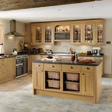 outstanding light oak kitchen