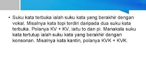 Maybe you would like to learn more about one of these? Suku Kata Nor Asiah Ismail Jpm Maksud Suku