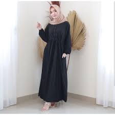 Baca selengkapnya model baju gamis warna hitam tangan kembung / 33 model baju gamis hitam cantik terbaru muda co id. Harga Gamis Hitam Terbaik Fashion Muslim Juli 2021 Shopee Indonesia