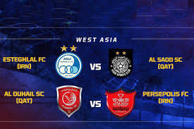Image result for ‫لیگ قهرمانان آسیا[پرسپولیس - الدحیل  ][السد - استقلال]‬‎